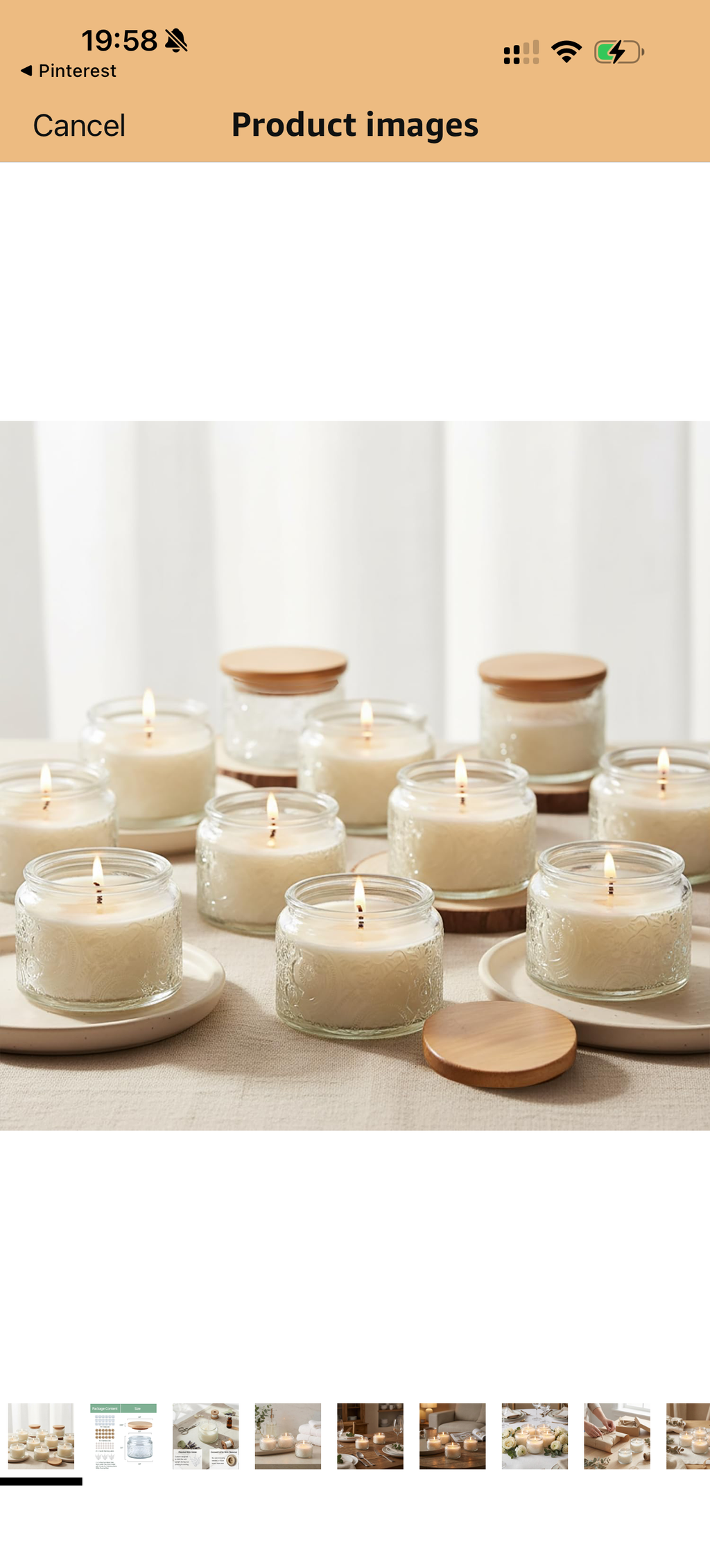 Luxury Soy & Coconut Candle – 8 oz our - 4 oz