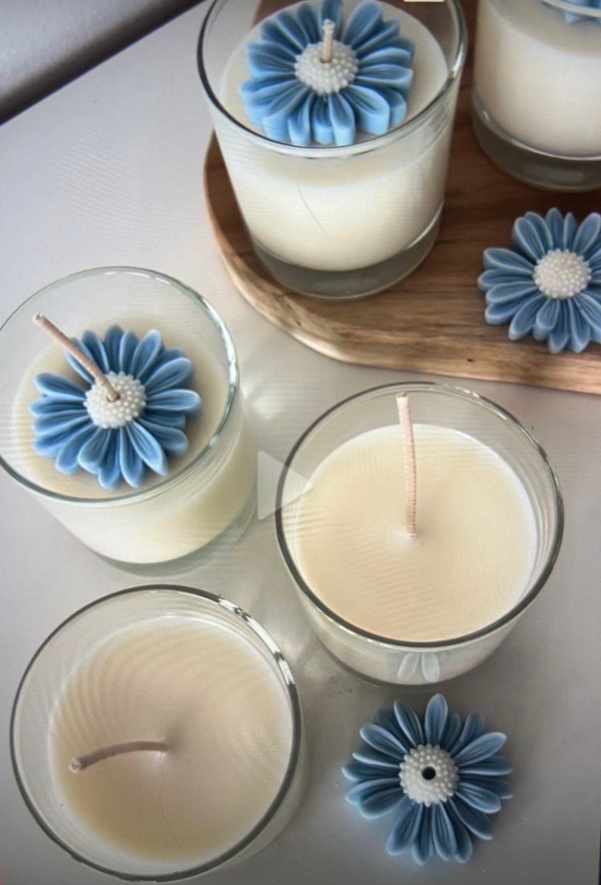 Floral Art Candle – Luxury Handmade Candle